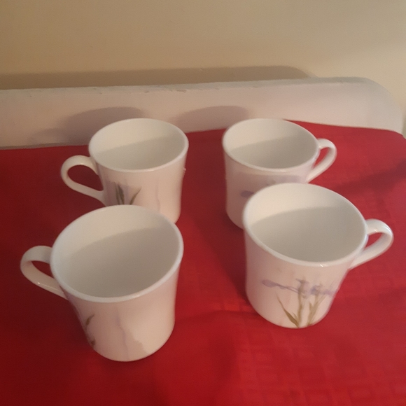 Corningware Tea Cups shadow iris Microwave Safe Made in USA Set of - Picture 7 of 9